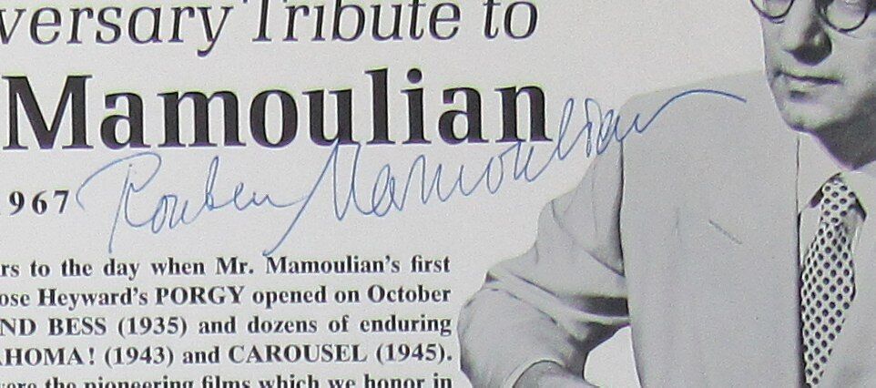 Rouben Mamoulian Director Autographed Magazine Photo PSA/DNA 177053