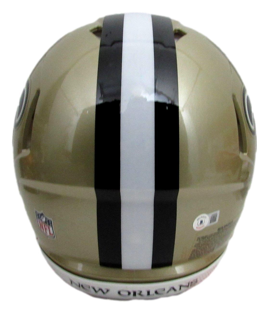 Drew Brees Autographed Full Size Speed Authentic Helmet Saints Beckett 178263