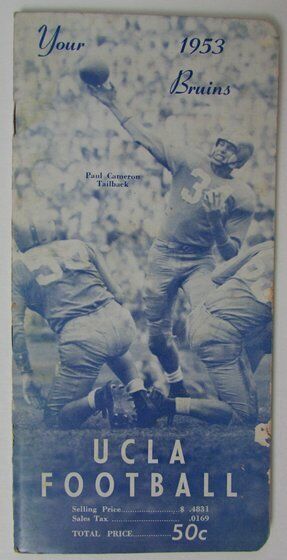 1953 UCLA Bruins College Football Press Media Guide/Book 146194