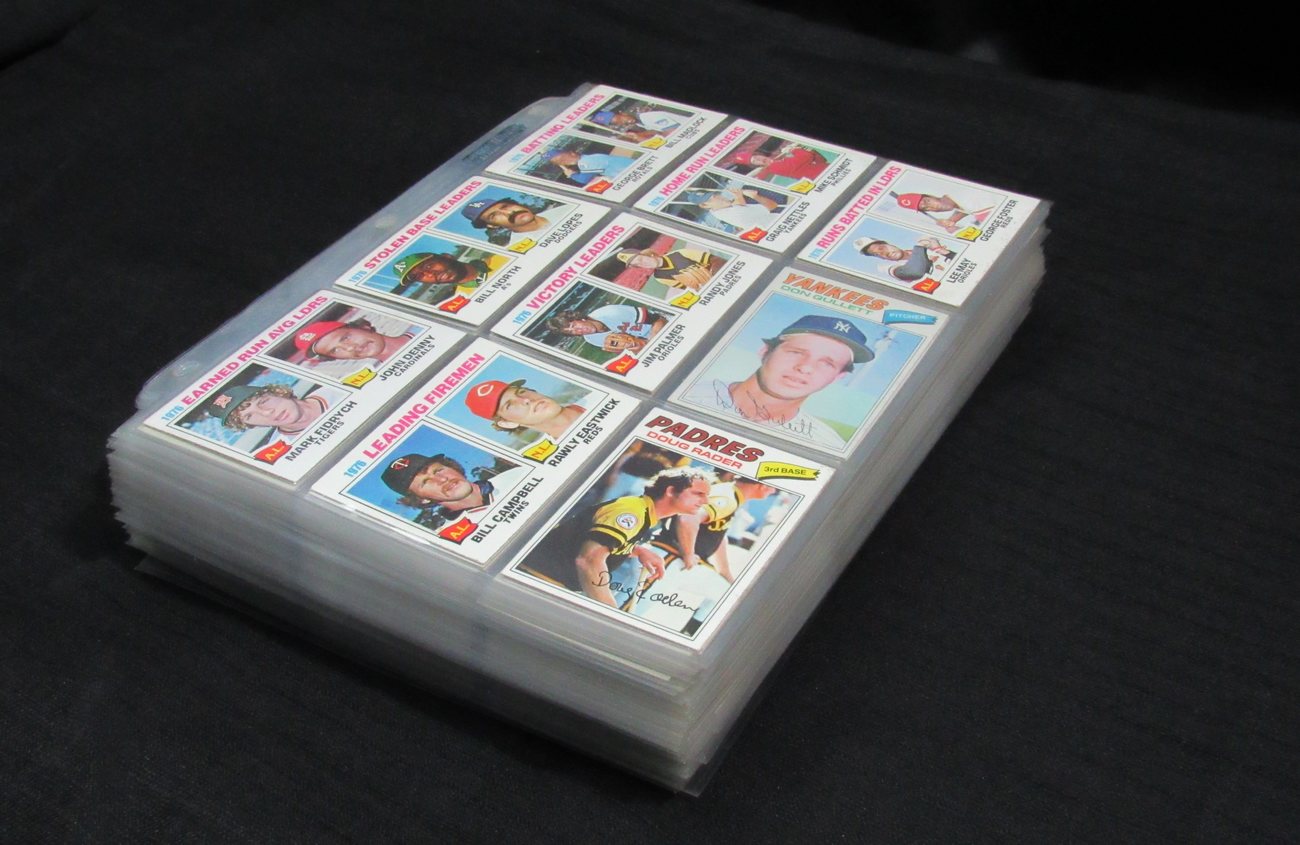 1977 Topps Baseball Card Complete Set (1-660) Dawson Fidrych Sutter Ryan 191961