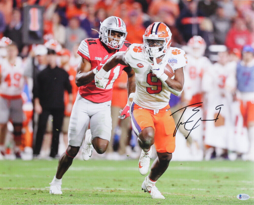 Travis Etienne Clemson Tigers Signed/Autographed 16x20 Photo Beckett 162069