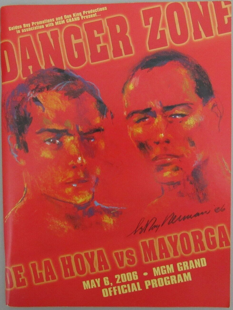 Oscar De La Hoya vs. Ricardo Mayorga May 6, 2006 Official Program 162745