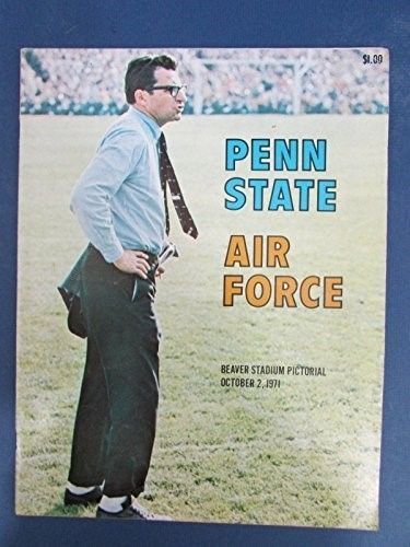 Vintage 10/4/1971 Penn State Nittany Lions V. Air Force Program Paterno 126705