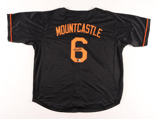 Ryan Mountcastle Signed/Auto Orioles Custom Baseball Jersey XL Beckett 164554