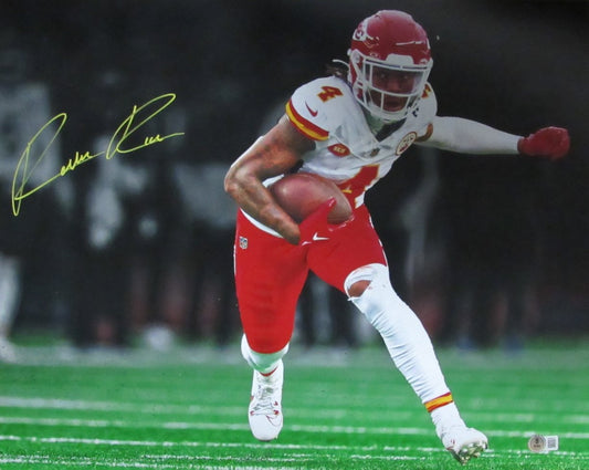 Rashee Rice Autographed 16x20 Photo Kansas City Chiefs Beckett 186102