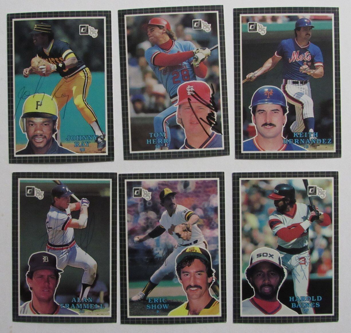 Lot of 23 Signed/Autograph 1985 Donruss Action All Stars Jumbo Postcards 166772