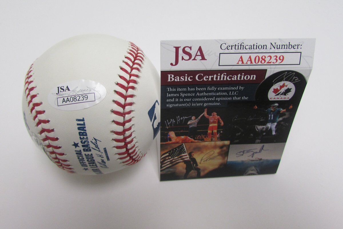 Wilson Valdez Phillies Signed OML Baseball JSA 138291