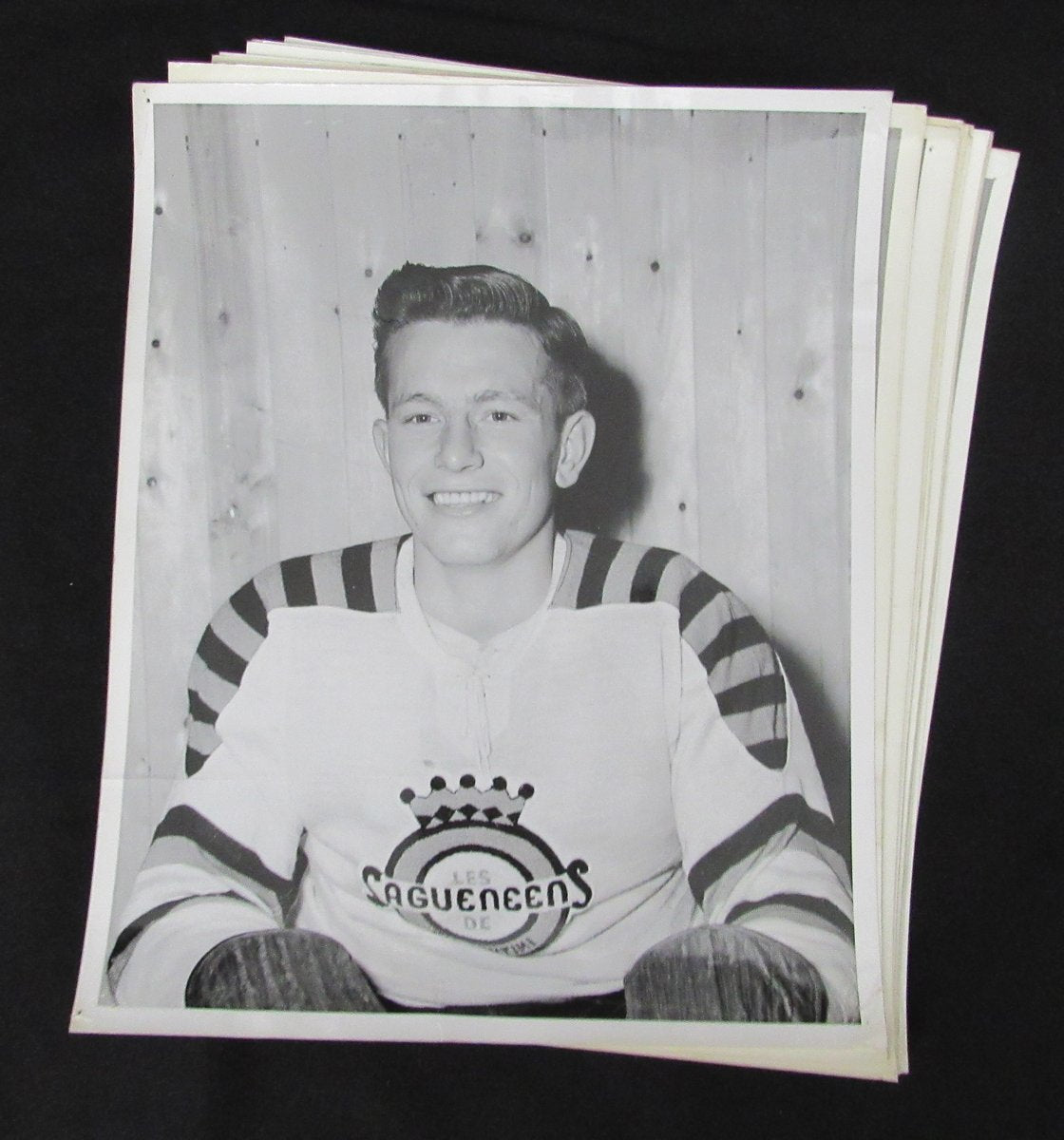 Chicoutimi Sagueneens QSHL 18 early 1950s Team Issued 8x10 Photos 192145