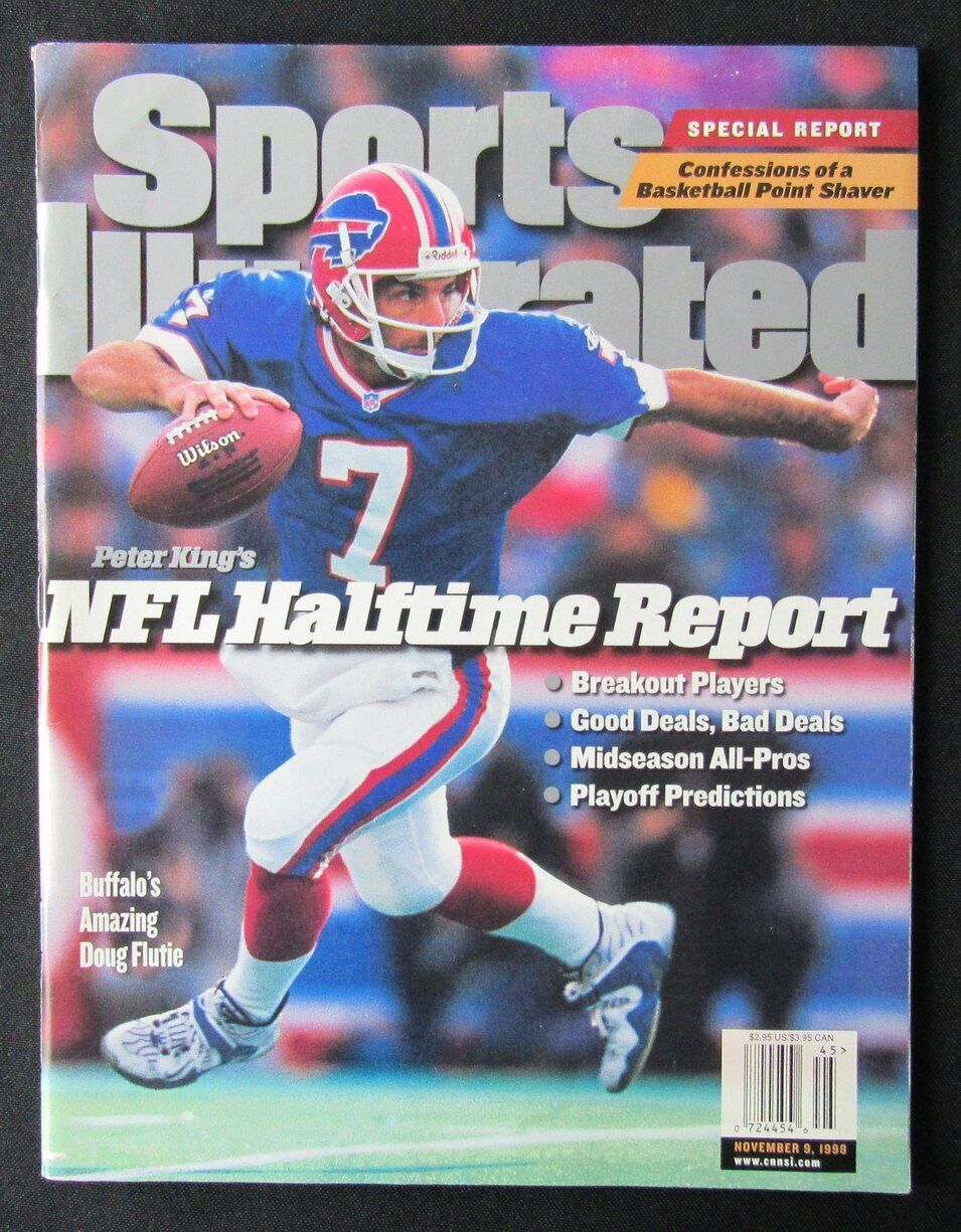 November 9, 1998 Sports Illustrated Magazine NO LABEL Doug Flutie Bills 176487