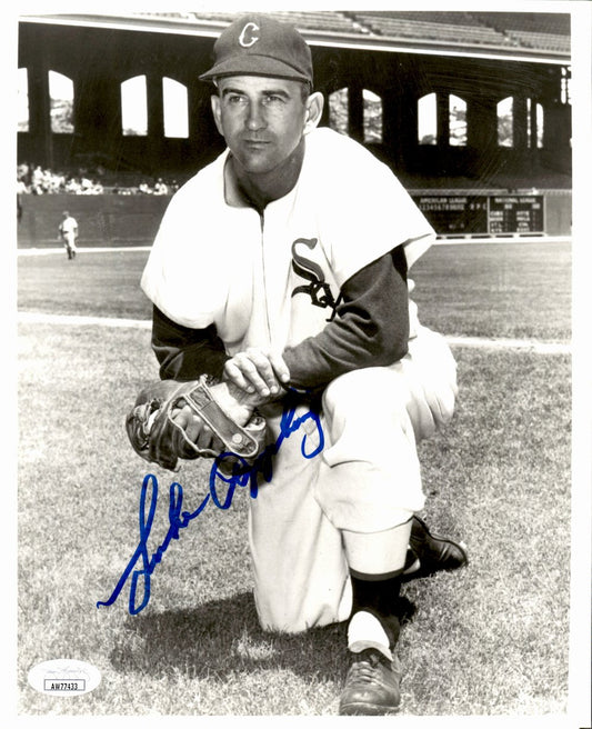 Luke Appling HOF Signed/Autographed 8x10 Photo Chicago White Sox JSA 191548