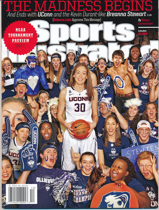 March 24, 2014 Breanna Stewart UCONN Sports Illustrated Magazine NO LABEL 182329