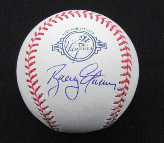 Bobby Estalella Signed/Auto Yankees 100th OML Baseball JSA 186665