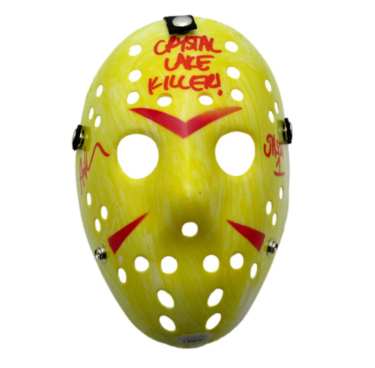 Ari Lehman Signed/Inscribed Yellow/Red Mask "Friday the 13th" JSA 189566