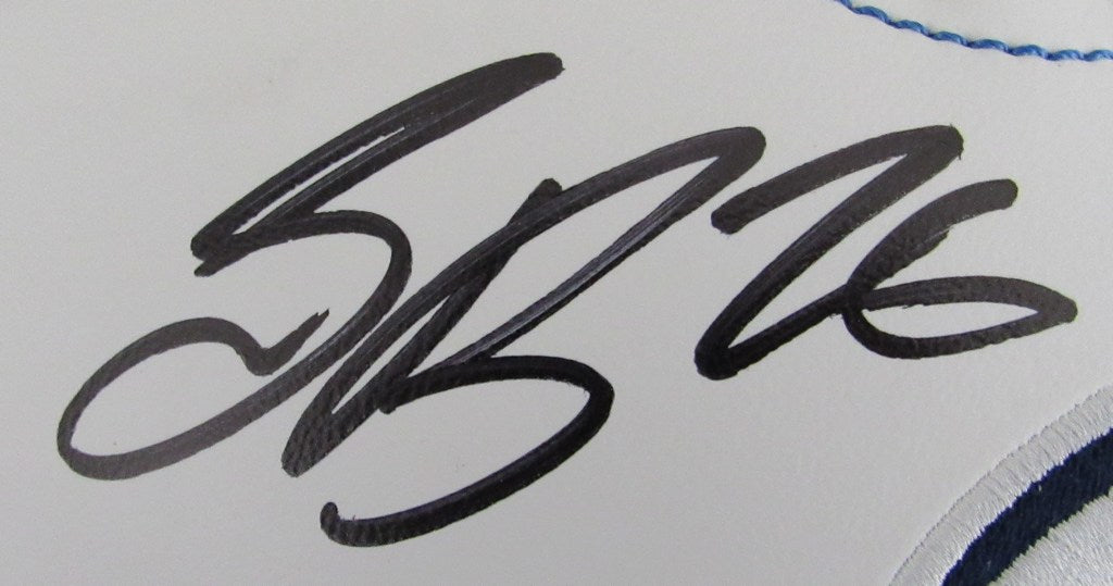 Saquon Barkley Autographed White Penn State Logo Football PSA/DNA 183538