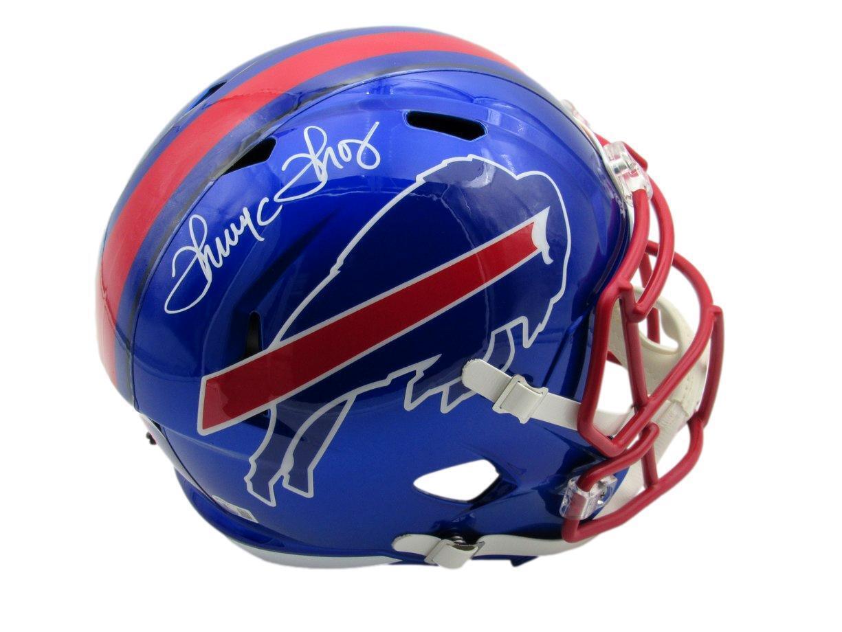 Thurman Thomas HOF Signed Full Size Speed Replica Helmet Bills Beckett 179409