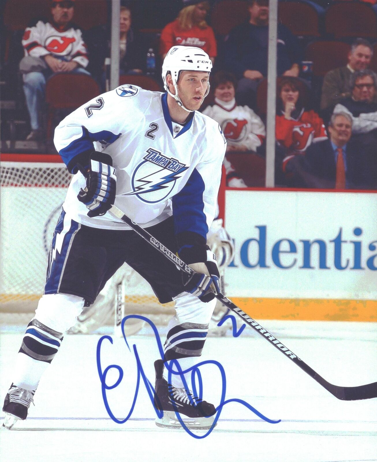 Eric Brewer Tampa Bay Lightning Signed/Autographed 8x10 Photo 152721