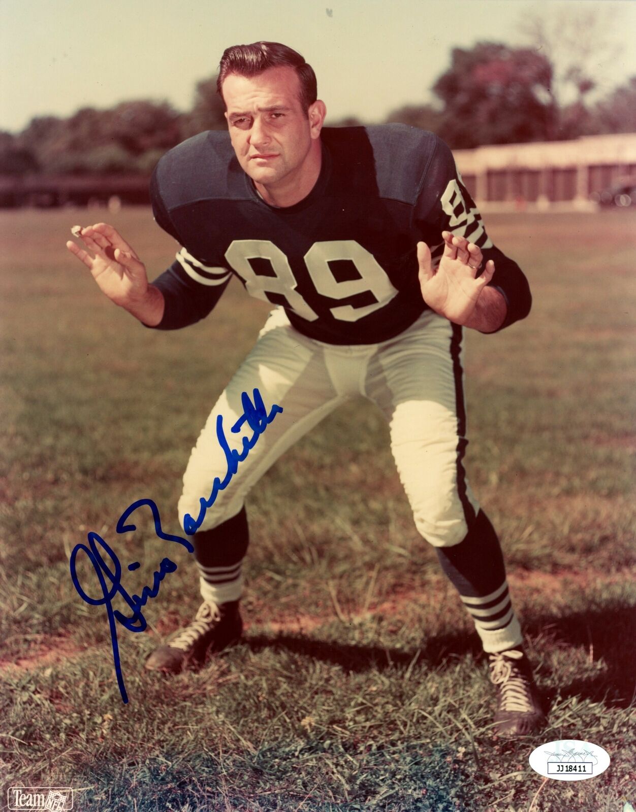 Gino Marchetti HOF Baltimore Colts Signed/Autographed 8x10 Photo JSA 155661