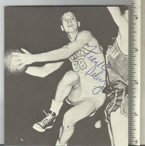 Frank Selvy Furman Univ Signed/Autographed 4x4 B/W Magazine Photo 150597