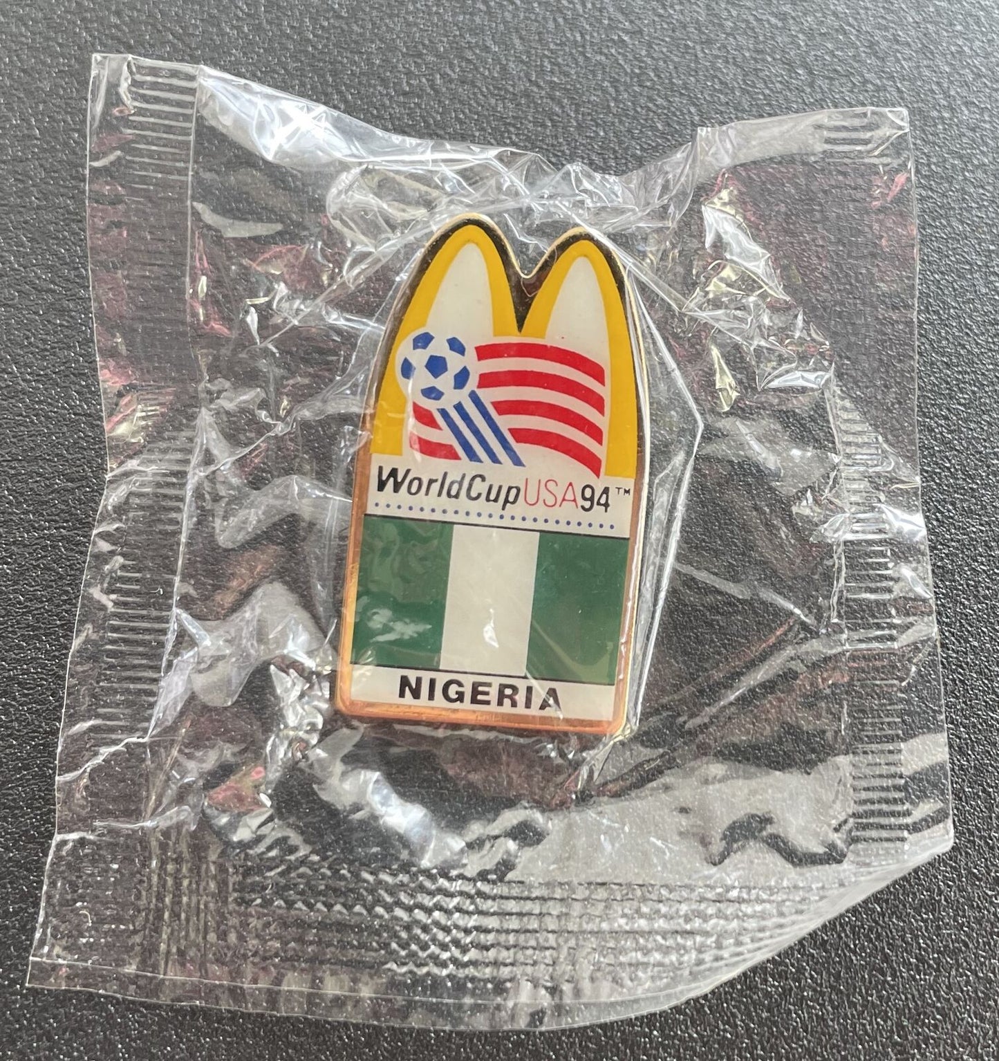 1994 USA World Cup Soccer Commemorative McDonalds Arch Pin - Nigeria 176850