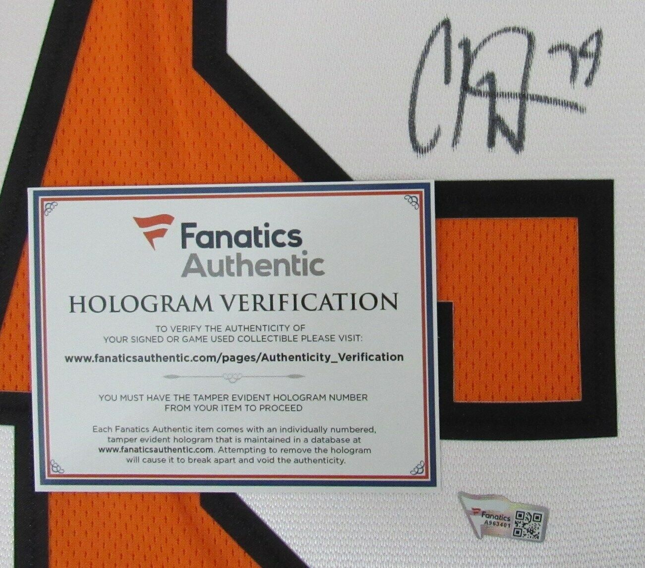 Carter Hart Signed/Autographed Philadelphia Flyers Hockey Jersey Fanatics 157767