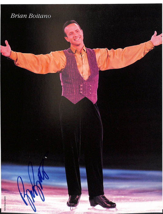 Brian Boitano Olympic Figure Skater Signed 8x10 Photo 180430