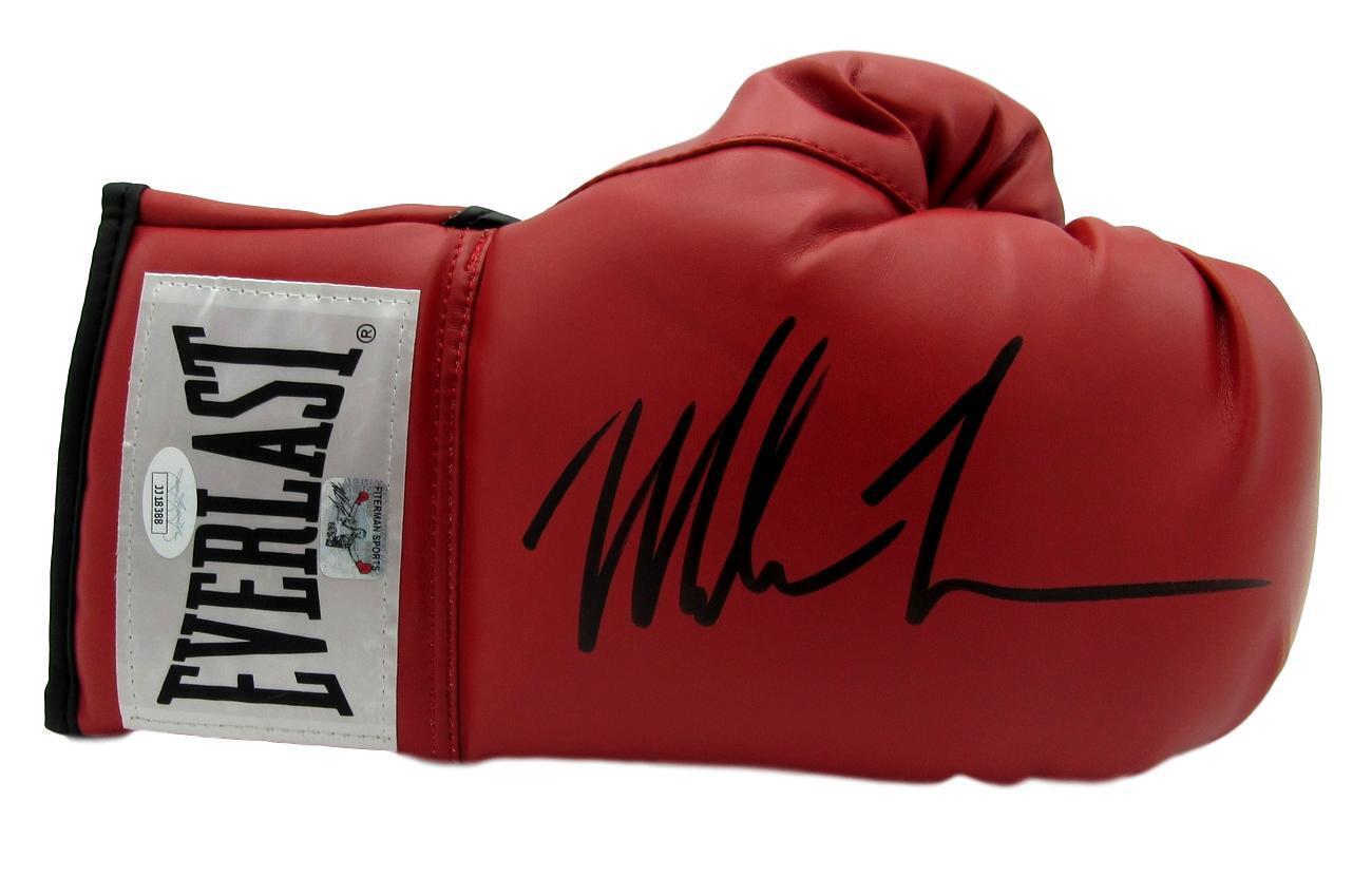 Mike Tyson Signed/Autographed Red Everlast Boxing Glove (Right) JSA 146560