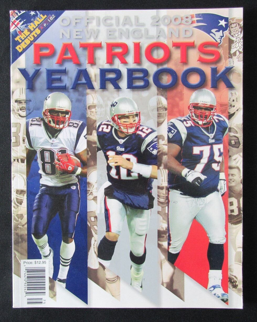 2008 New England Patriots Yearbook Brady 176468