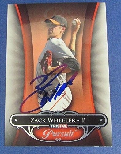 Zack Wheeler Mets 2010 Signed/Autographed Tristar Pursuit Baseball Card #3