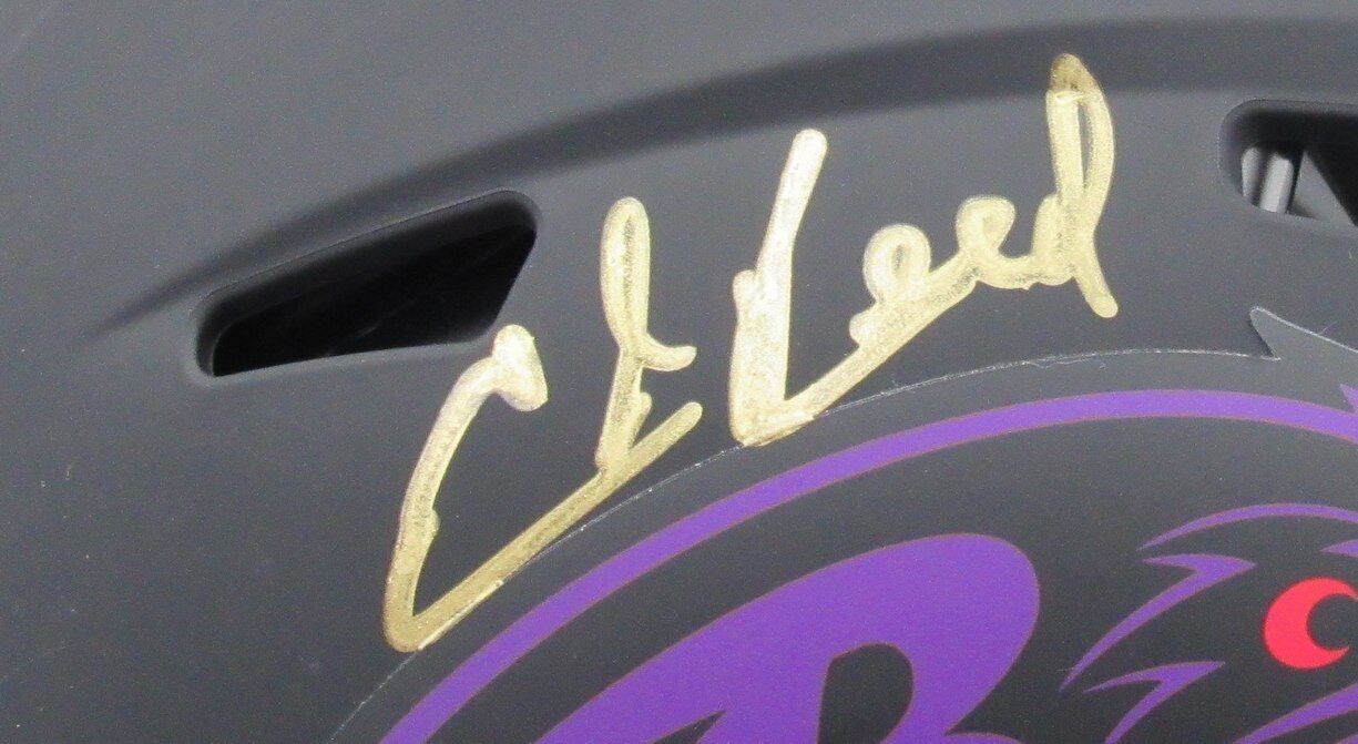 Ed Reed Autographed Full Size Eclipse Authentic Football Helmet Ravens Beckett