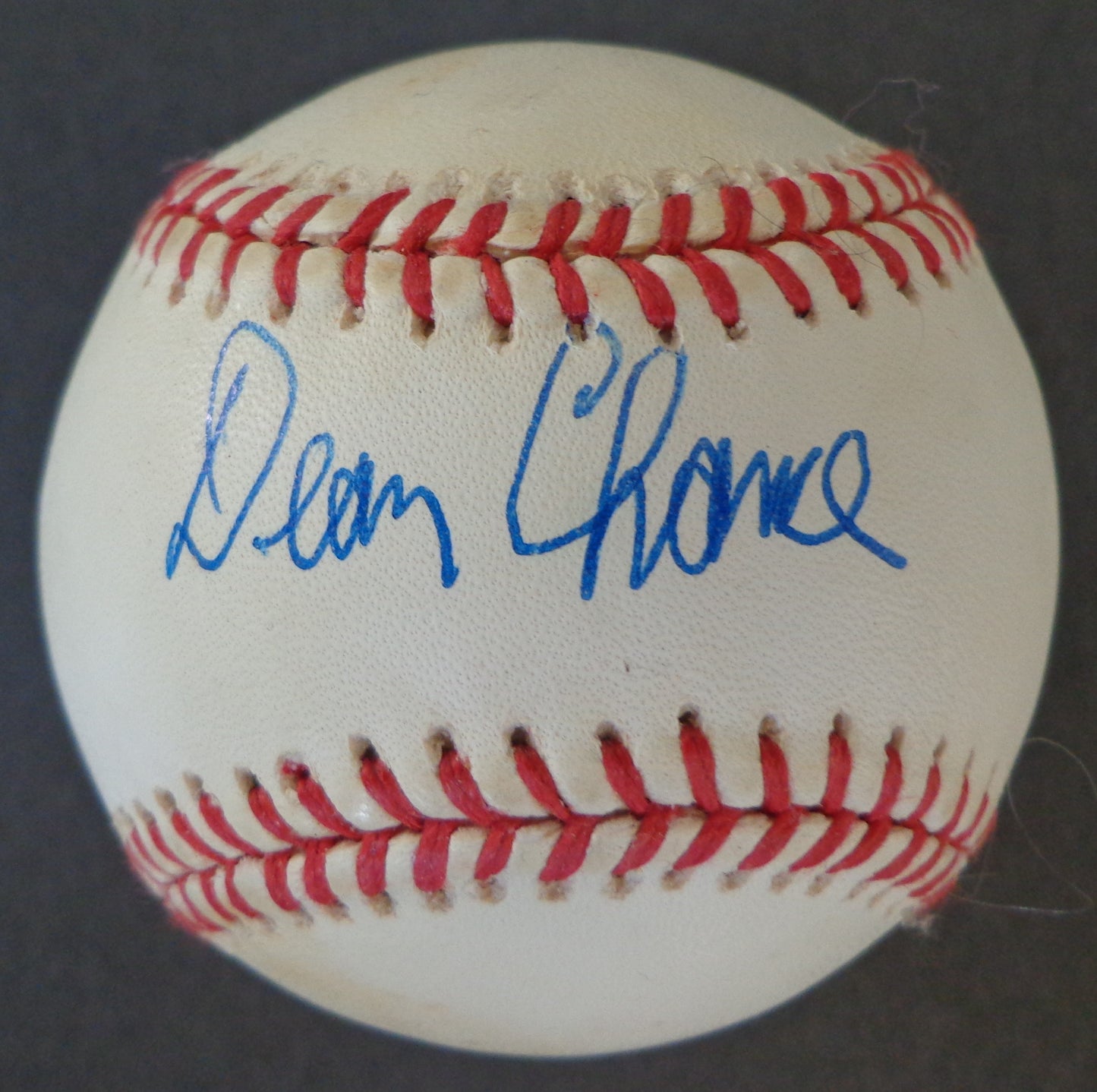 Dean Chance Autographed OAL Baseball Minnesota Twins 155675