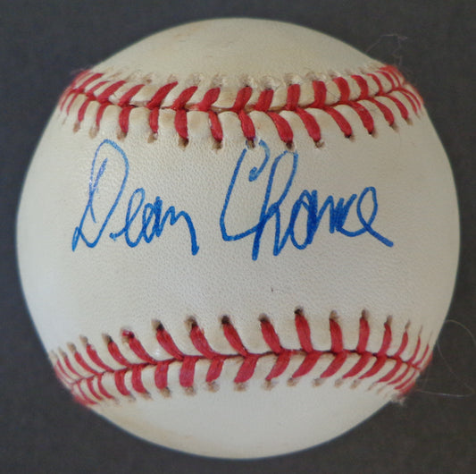 Dean Chance Autographed OAL Baseball Minnesota Twins 155675