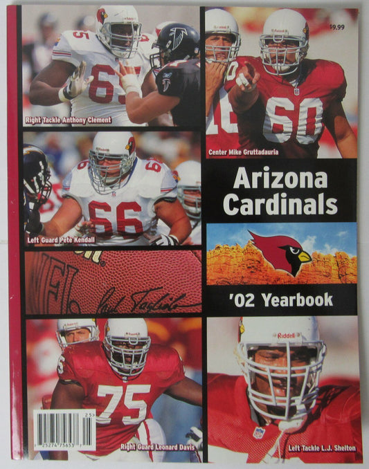 2002 Arizona Cardinals NFL Football Yearbook 145519