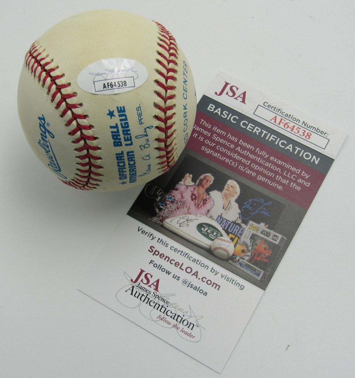 Steve Barber Autographed/Inscribed OAL Baseball Baltimore Orioles No-Hitter JSA