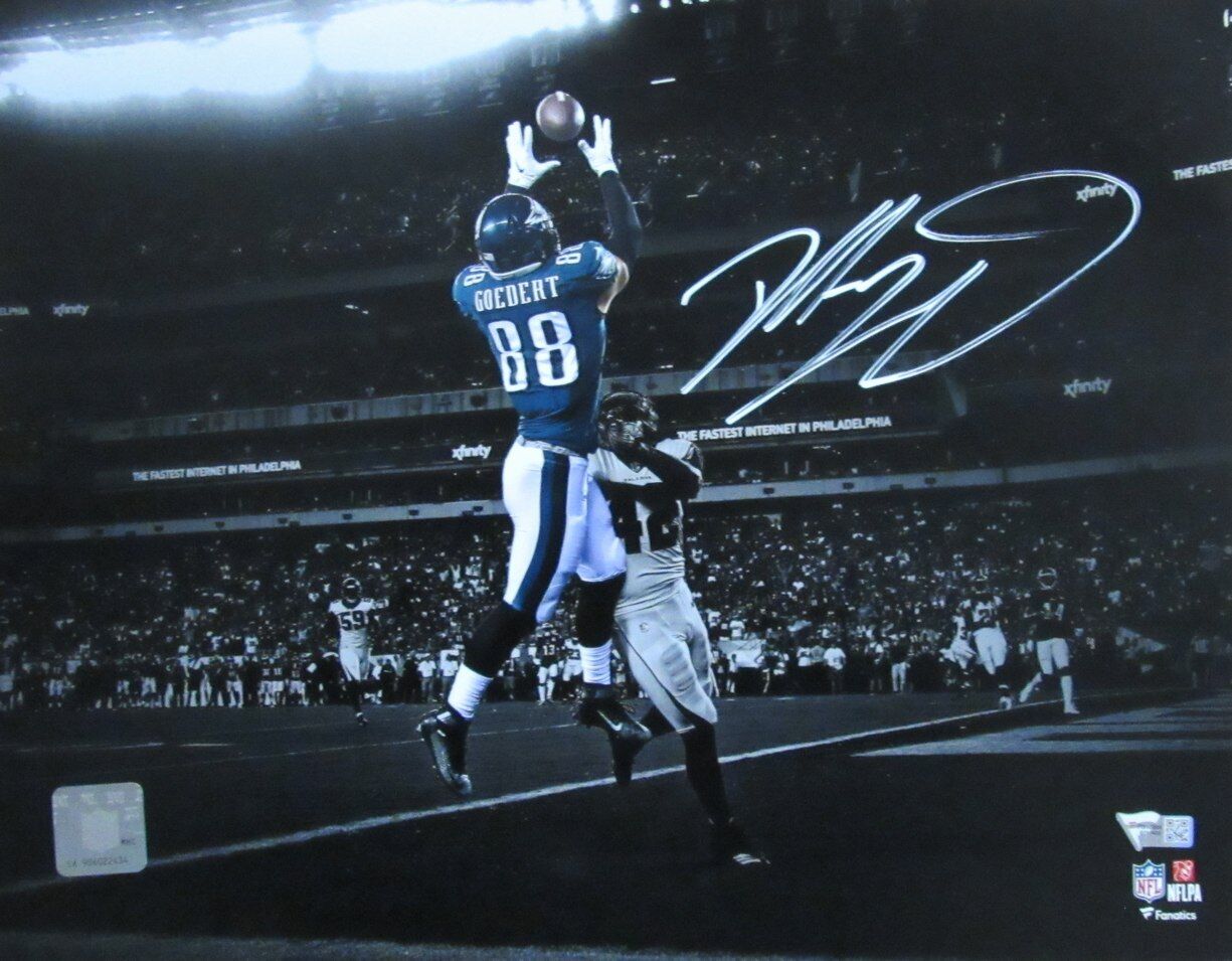 Dallas Goedert Autographed 11x14 Photo Philadelphia Eagles Fanatics 176766