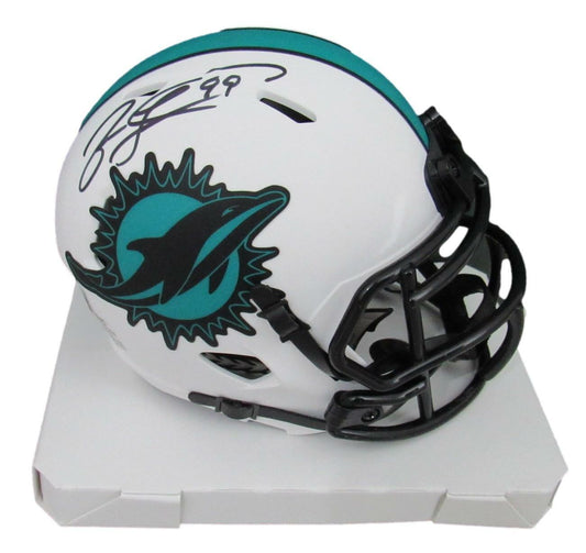 Jason Taylor Signed/Auto Dolphins Lunar Eclipse Mini Helmet Beckett 159710