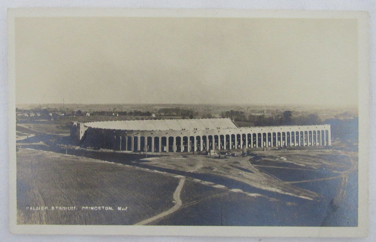 Vintage Palmer Stadium Princeton University Postcard 136371