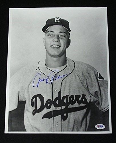 JOHNNY PODRES Signed Brooklyn Dodgers 11x14 Photo