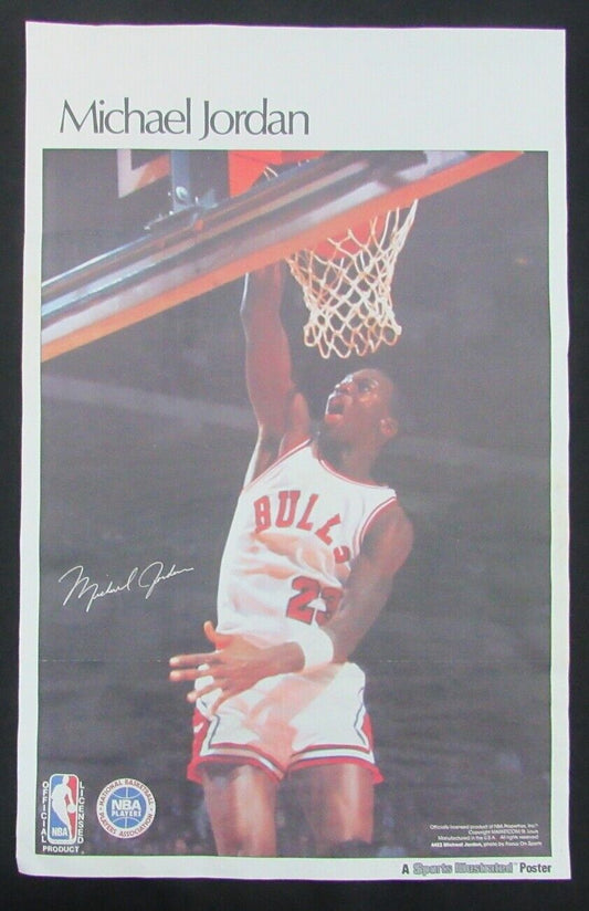 Michael Jordan Chicago Bulls 11x17 Sports llustrated Vintage Paper Poster 151738