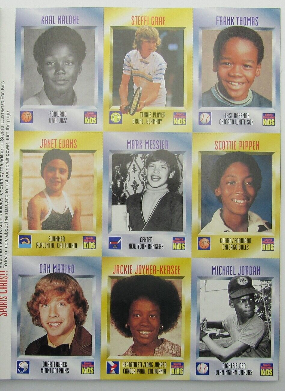 1995 Sports Illustrated for Kids Magazine w/ Michael Jordan Uncut Sheet 159395