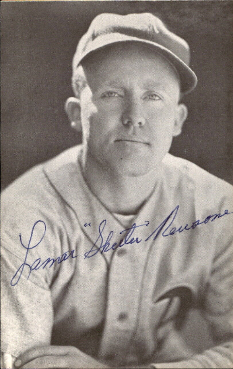 Skeeter Newsome Athletics d. 1989 Signed/Autographed 3x5  Photo 178676