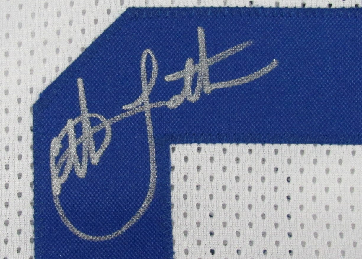 Christian Laettner Signed White  Custom Basketball Jersey Duke JSA 189229