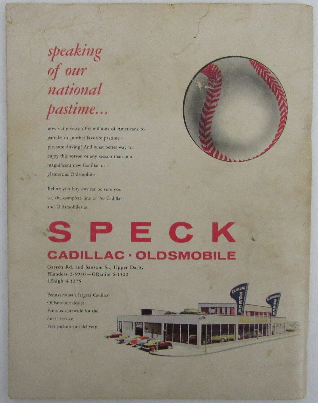 1959 Philadelphia Phillies Yearbook