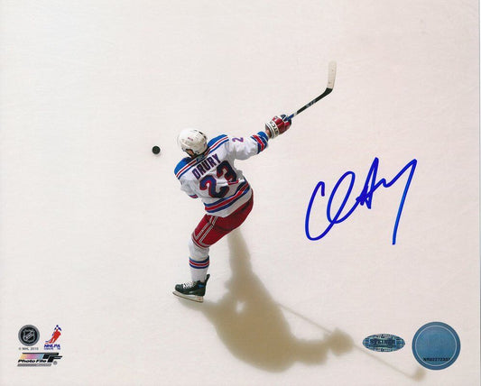 Chris Drury New York Rangers Signed 8x10 Color Photo Steiner 140316