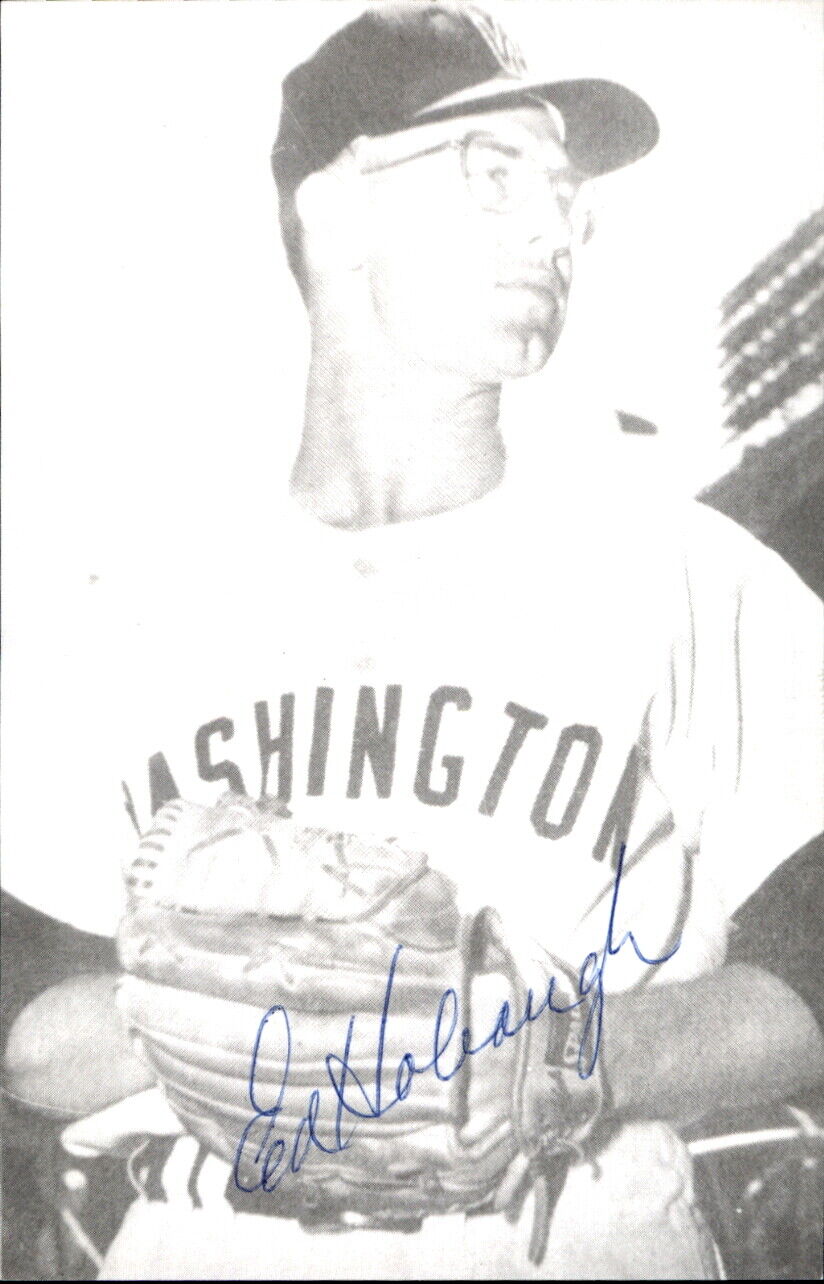 Ed Hobaugh Senators Signed/Autographed 3x5  Photo 178457