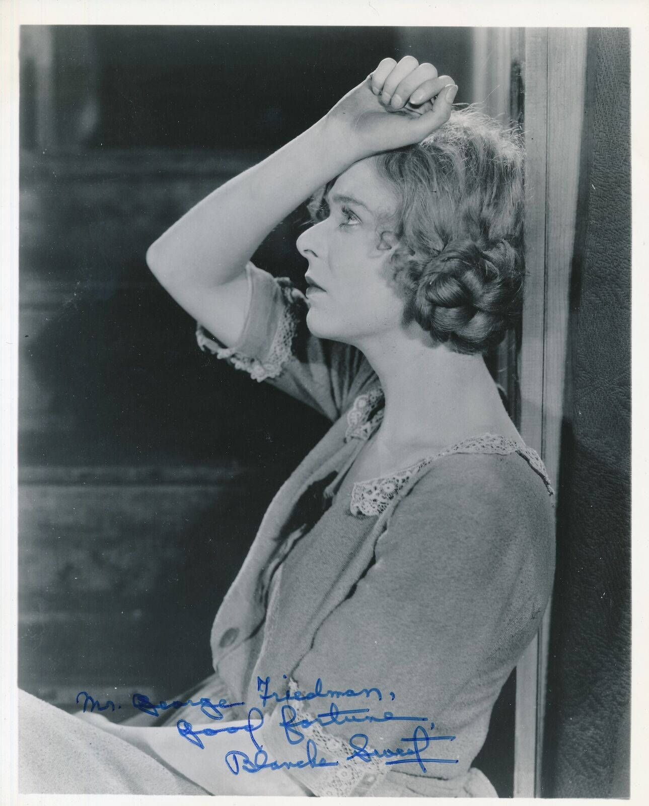 Blanche Sweet Autographed/Inscribed 8x10 Photo Actress Diplomacy  PSA/DNA 178058