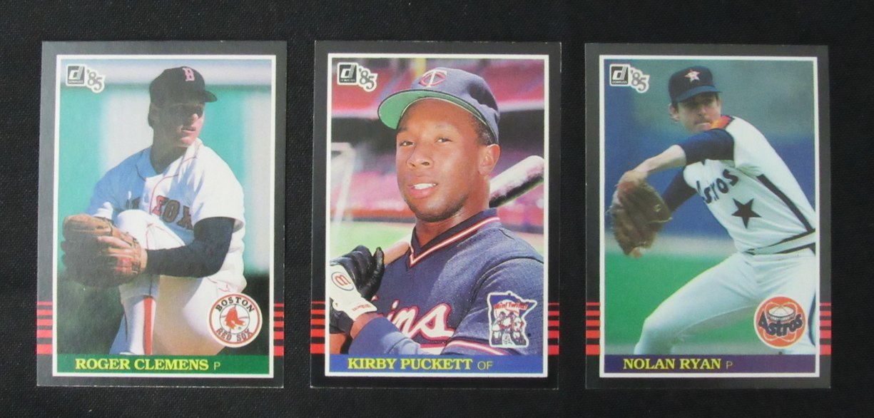 1985 DONRUSS Baseball Complete Set (660) Clemens, Puckett, Ryan 186080