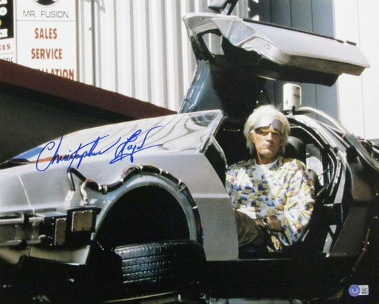 Christopher Lloyd "Back to the Future" Signed/Auto 16x20 Photo Beckett 163258