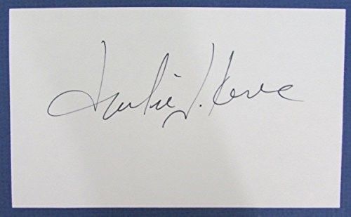 Jackie Joyner Kersee 3X Olympic Gold Medal Winner Signed 3x5 Index Card 125370