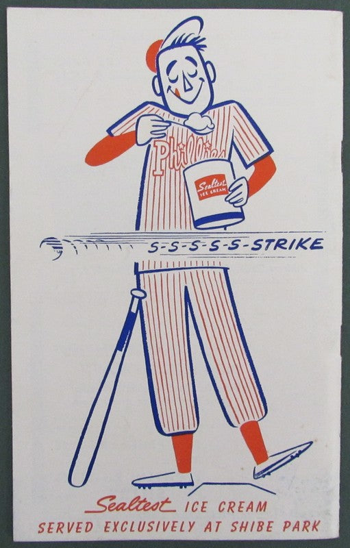 1950 Philadelphia Phillies Year Book/Media Guide with Mailing Envelope 188424