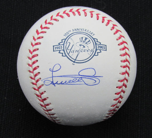 Luis Severino Signed/Auto Yankees 100th OML Baseball MAB 187091